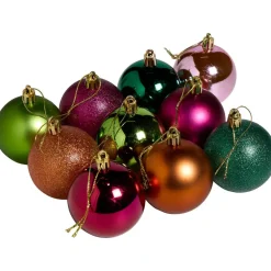 Kerstballen Afterglow - 10 Stuks