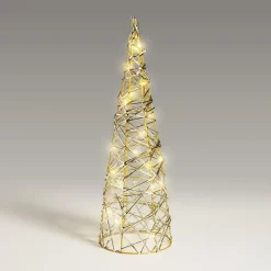 Kerstboom Ledverlichting Champagne