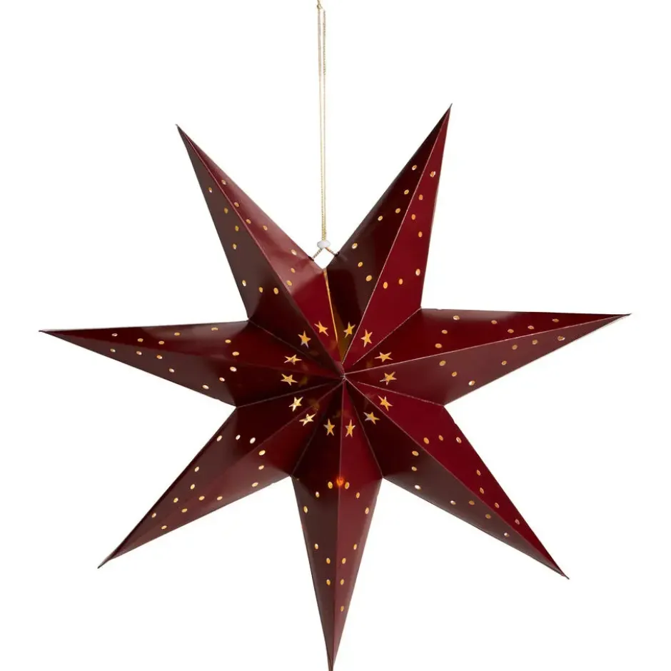 Kerstster Ledverlichting Bordeaux