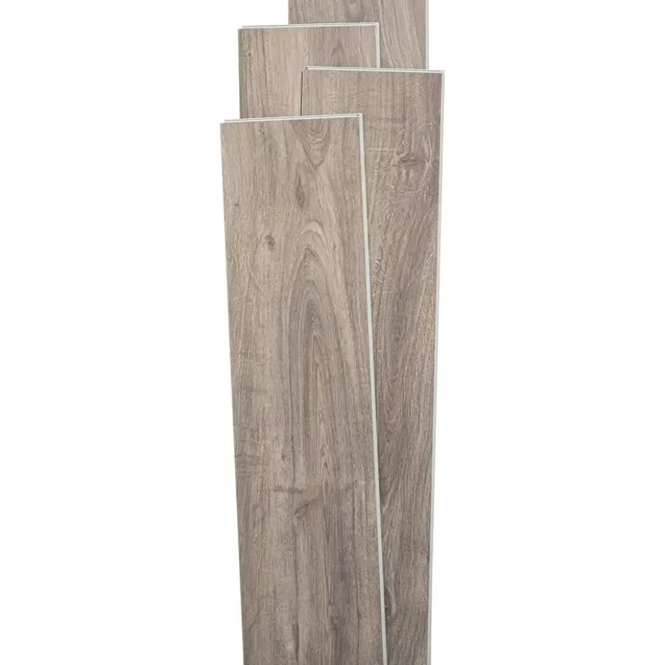 Klik PVC Warner Taupe Eiken Met Geïntegreerde Ondervloer