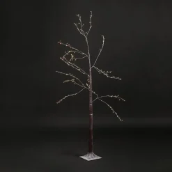 Kunstboom Met Ledverlichting Bruin - 150 cm