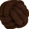 Kussen Knoop Bruin Ø15 cm 15x15 cm