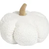 Kussen Pompoen Teddy Wit