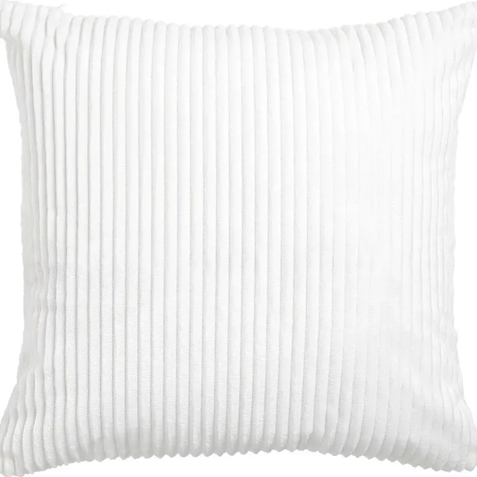 Kussen Ribb Wit 45x45 cm
