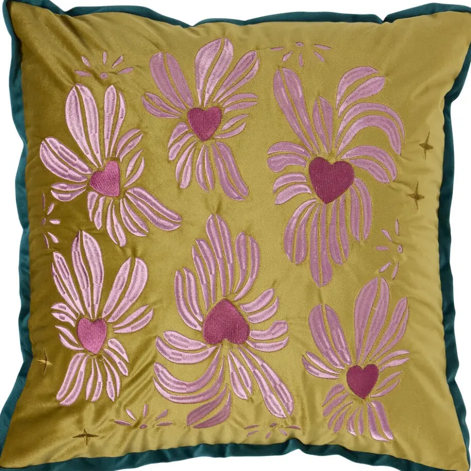 Kussen Rosny Groen 45x45 cm