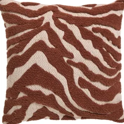 Kussen Rouche Zebra Terra 45x45 cm