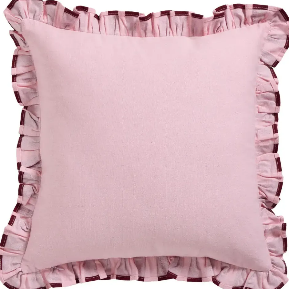 Kussen Stripe Bordeaux 45x45 cm