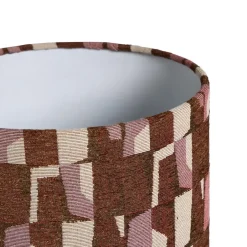 Lampenkap Ares Print Bruin/Roze