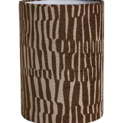 Lampenkap Ares Streep Bruin/Off-white