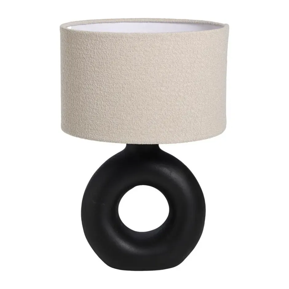 Lampvoet Cirkel Zwart