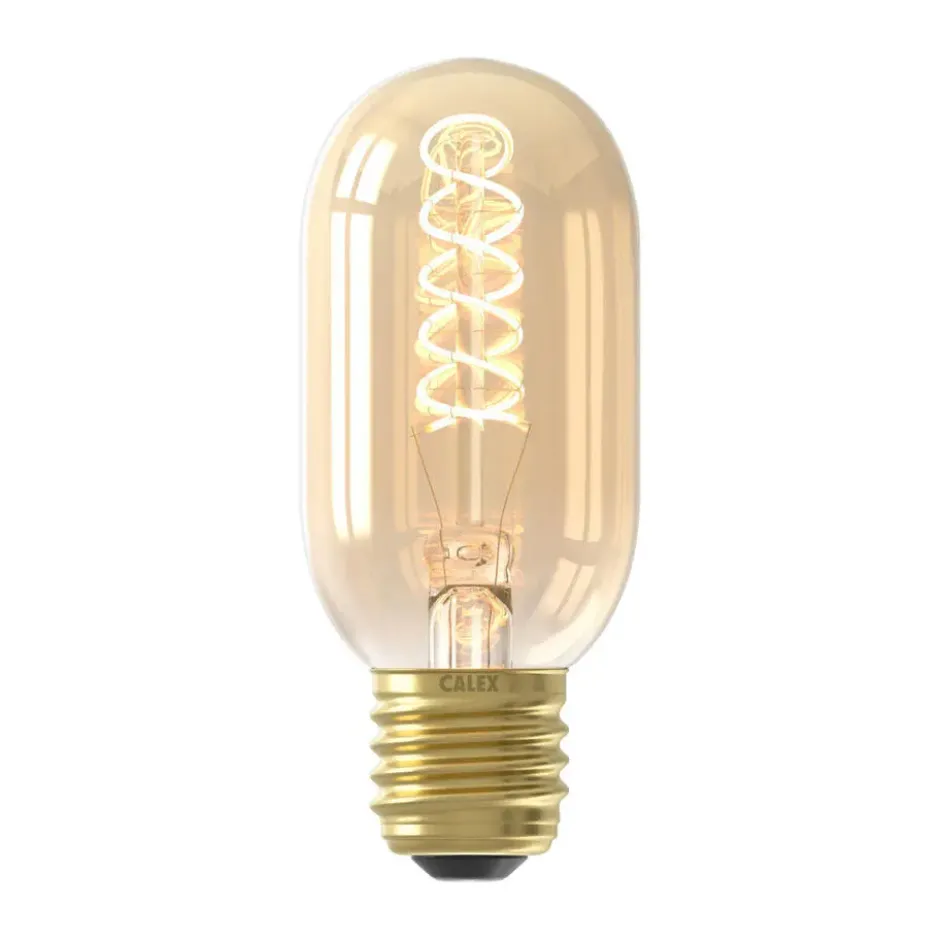 Led Buis T45 Flex E27 Goud