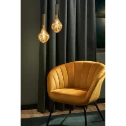 Led Xxl lamp 16,5x28 cm Champagne E27 Dimbaar