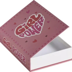 Opbergboek Girl Power Roze