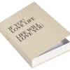 Opbergboek Love Life Beige