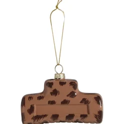 Ornament Haarclip Bruin