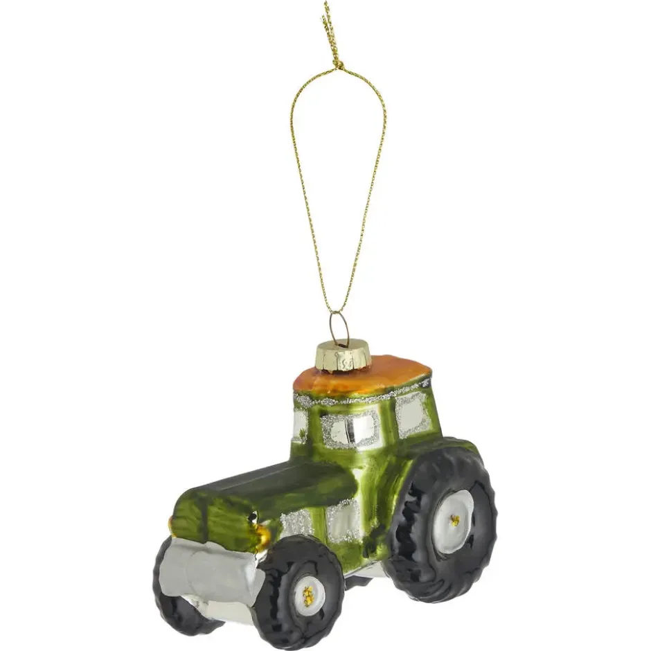 Ornament Tractor Groen
