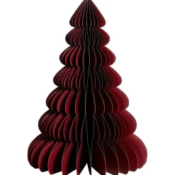 Papieren Kerstboom Bordeaux - 65 cm