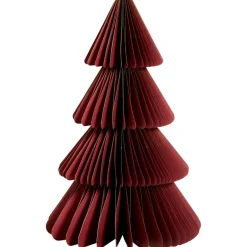 Papieren Kerstboom Bordeaux - 45 cm