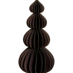 Papieren Kerstboom Bruin - 26 cm
