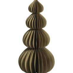 Papieren Kerstboom Donkergroen - 26 cm