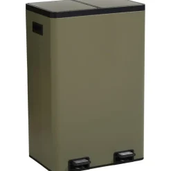Pedaalemmer Duo 60 Liter Donkergroen