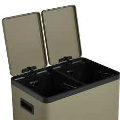 Pedaalemmer Duo 60 Liter Donkergroen