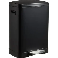 Pedaalemmer Duo 40 Liter Mat Zwart