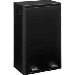 Pedaalemmer Duo 60 Liter Zwart