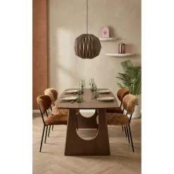 4-persoons eettafel Ferrara Walnootlook