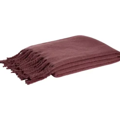 Plaid Wooly Aubergine 130x170 cm