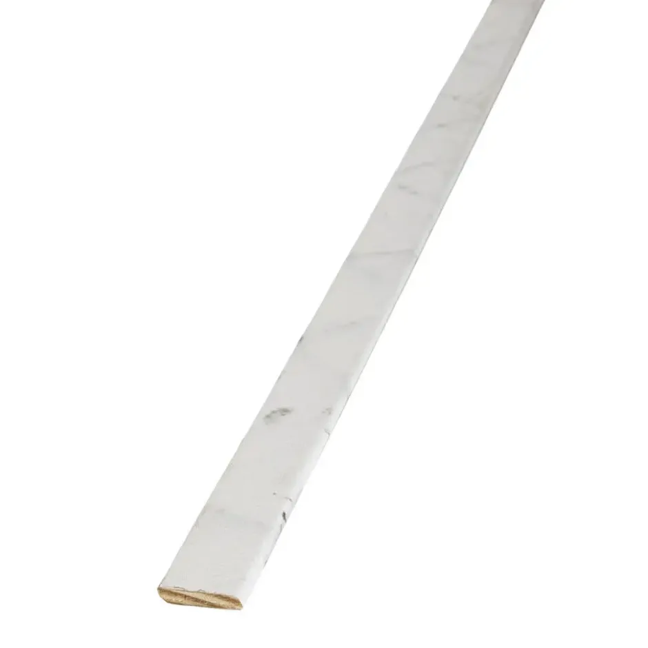 Plakplint Wit Marmer MDF 2,4 cm