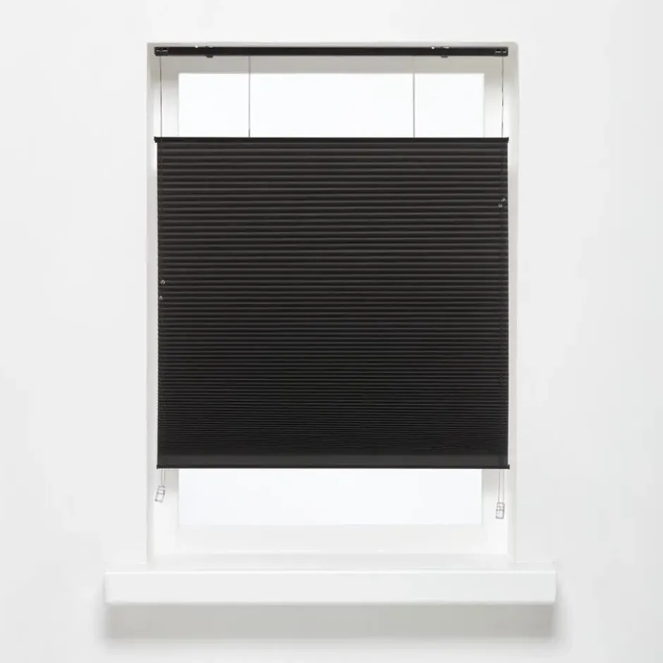 Plisségordijn Dae Zwart 160x175 cm