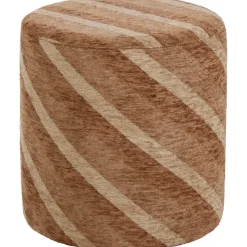 Poef Diagonale Roze