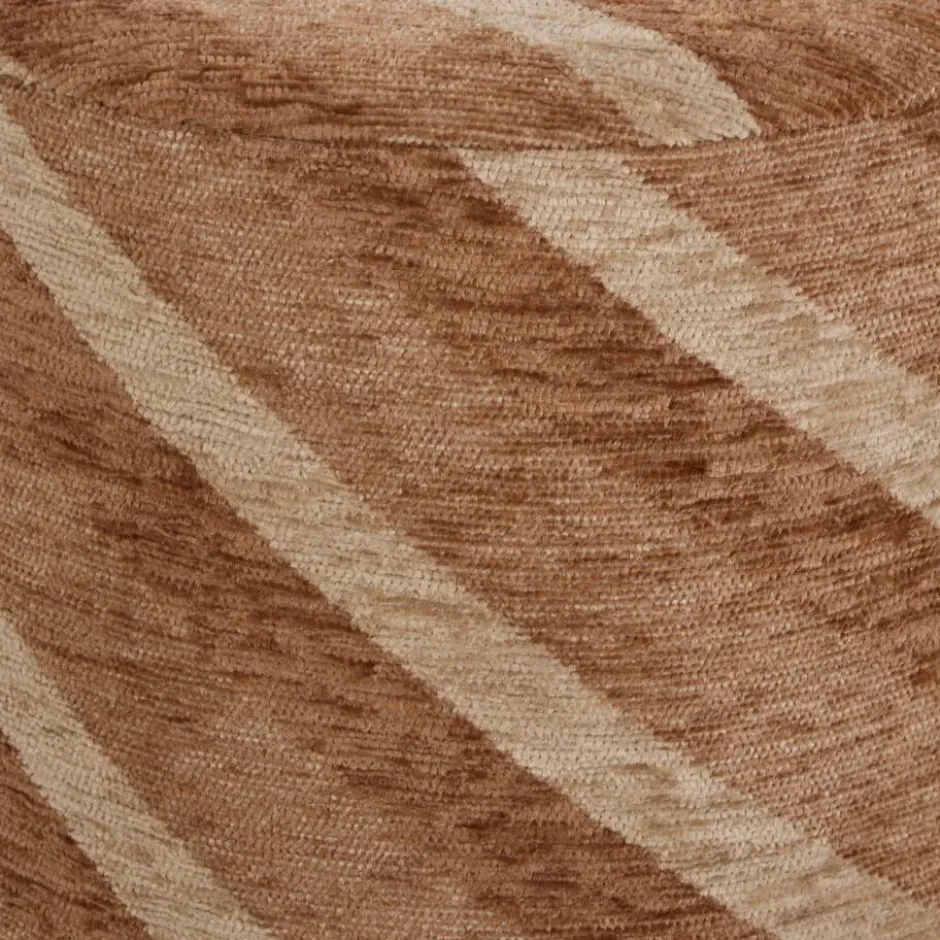 Poef Diagonale Roze