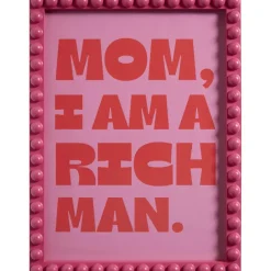 Poster Rich Man Roze 30x40 cm
