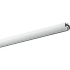 Railroedeset 250 cm Wit Metaal - Ø28mm