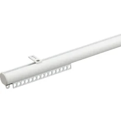 Railroedeset 250 cm Wit Metaal - Ø28mm