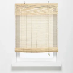 Rolgordijn Bamboe Naturel 120x220 cm
