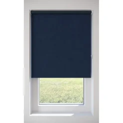 Rolgordijn Gus Blauw Verduisterend