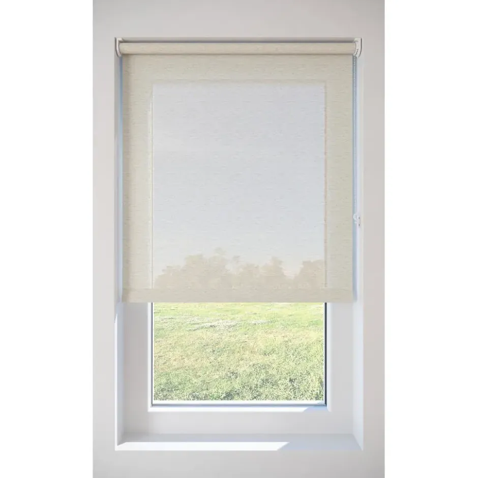Rolgordijn Juna Beige Transparant