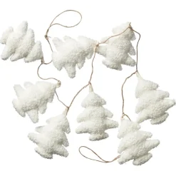 Slinger Kerstboom Teddy Wit