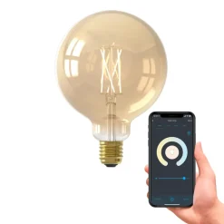 Smart Led 125mm Goud E27