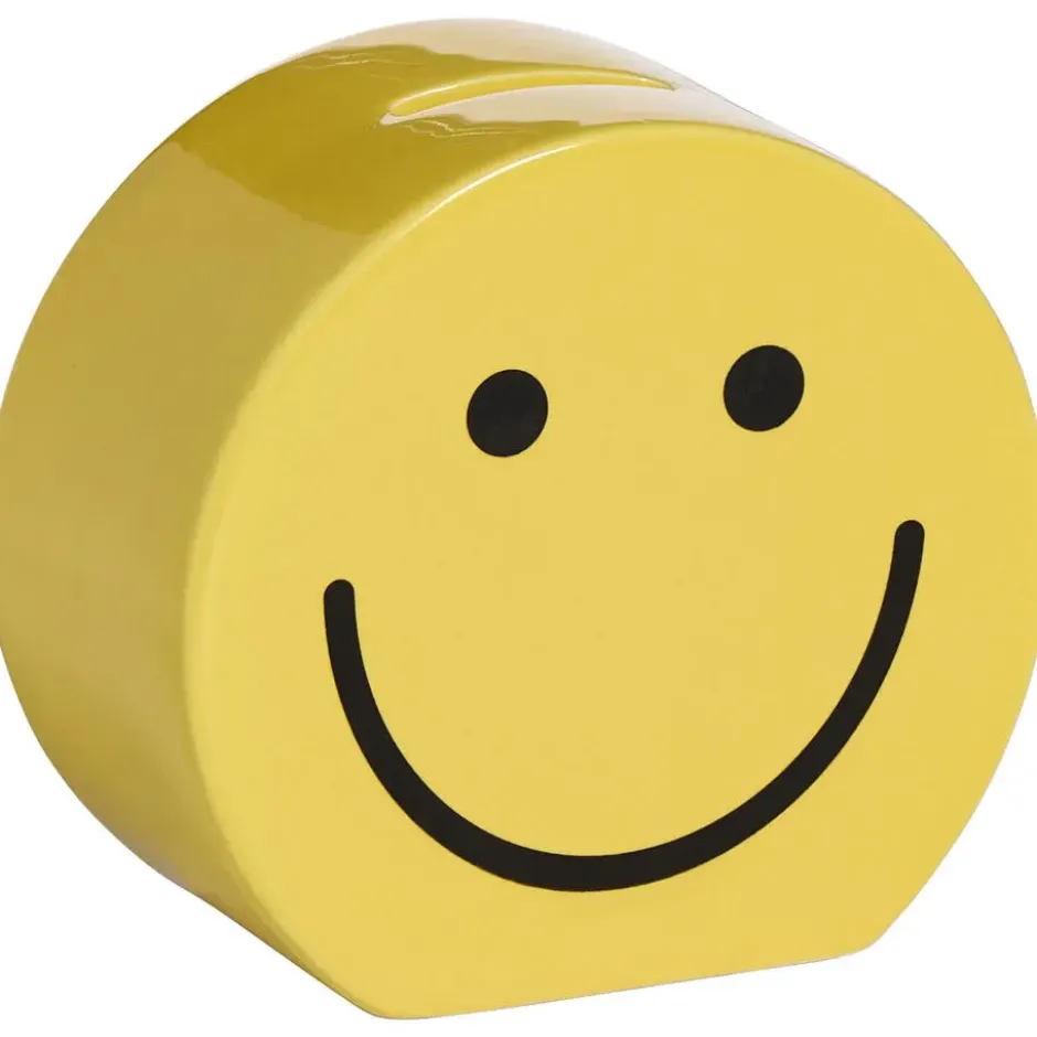 Spaarpot Smiley Geel