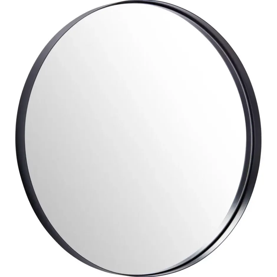 Spiegel Verona Zwart Ø75 cm