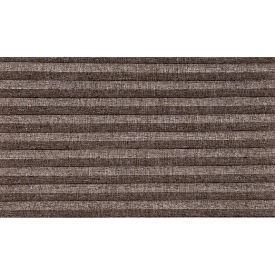 Staal Dubbel Plissé Floor Taupe