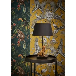 Tafellamp Leopard Zwart