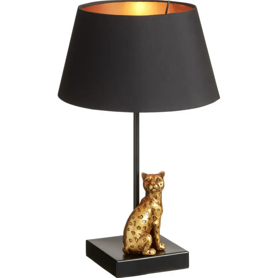 Tafellamp Leopard Zwart