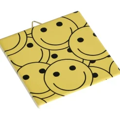 Tegeltje Met Tekst Smiley Geel