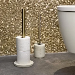 Toiletrolhouder Tratine Zand/Brons