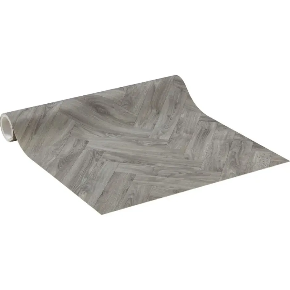 Vinyl Woodward Taupe Eiken Visgraat